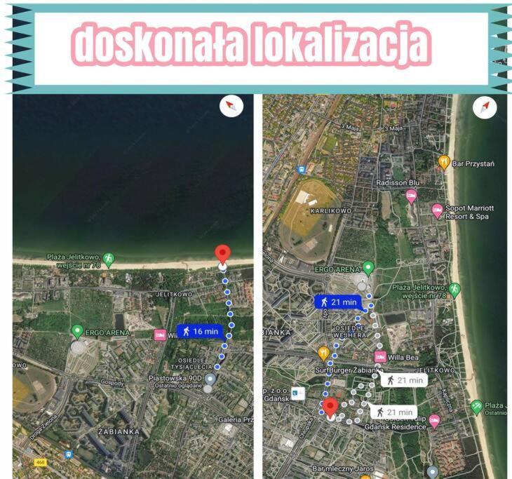 Mieszkanie Blisko Plazy W Pelni Wyposazone Apartment Гданск Екстериор снимка
